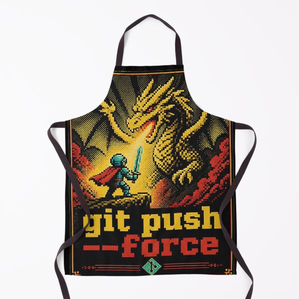 Item preview, Git Push Force - Funny Retro Gaming Developer Shirt Gift designed and sold by Geek Tracy Shop.