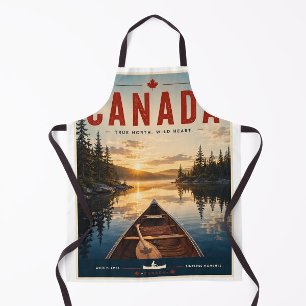 Item preview, Canoe Canada Travel Poster designed and sold by greatlakesimage.