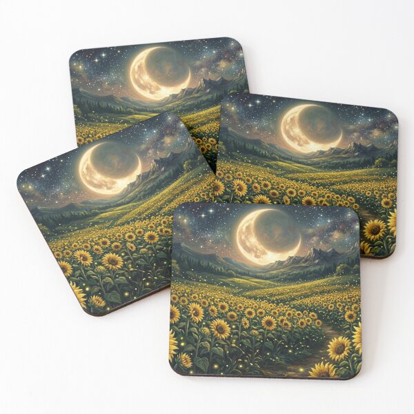 Item preview, Midnight sunflowers  designed and sold by Z&V.
