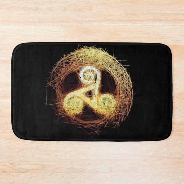 Item preview, Sacred Geometry Triskelion - Scratchy Line Motif designed and sold by H Jonas.