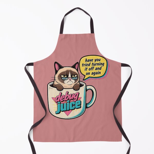 Item preview, Debug Juice - Funny Grumpy Cat Programmer Coffee Mug Shirt designed and sold by Geek Tracy Shop.