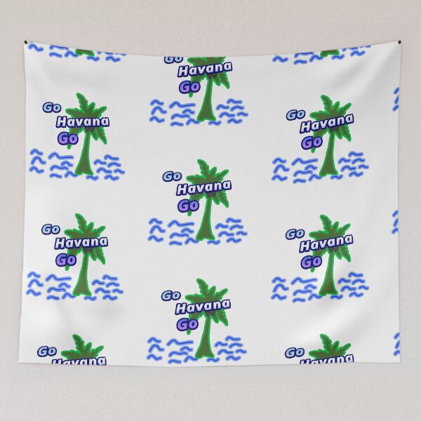 Item preview, Go Havana Go Coconut tree and Waves designed and sold by AWADHESH  CHAURASIA.