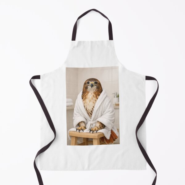 Item preview, Cozy Bathrobe Red-tailed Hawk designed and sold by Sillytoe.