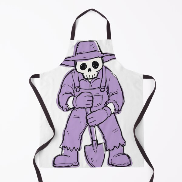 Item preview, Farmer Skeleton With Shovel Illustration designed and sold by DailyDoodlesBySumbul.