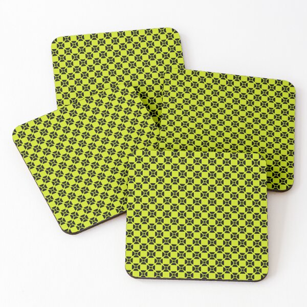 Item preview, Bitter lemon & black geometric shapes designed and sold by Mint + Midnight.