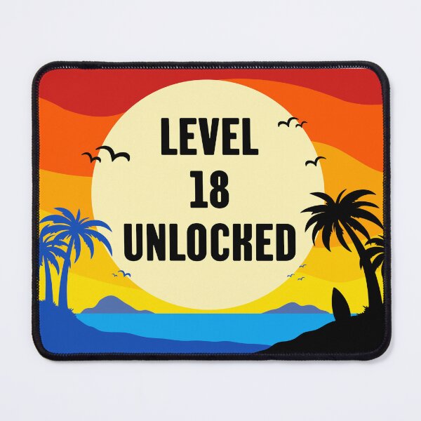 Item preview, 18th Birthday Level Unlocked designed and sold by MayaCordalia.