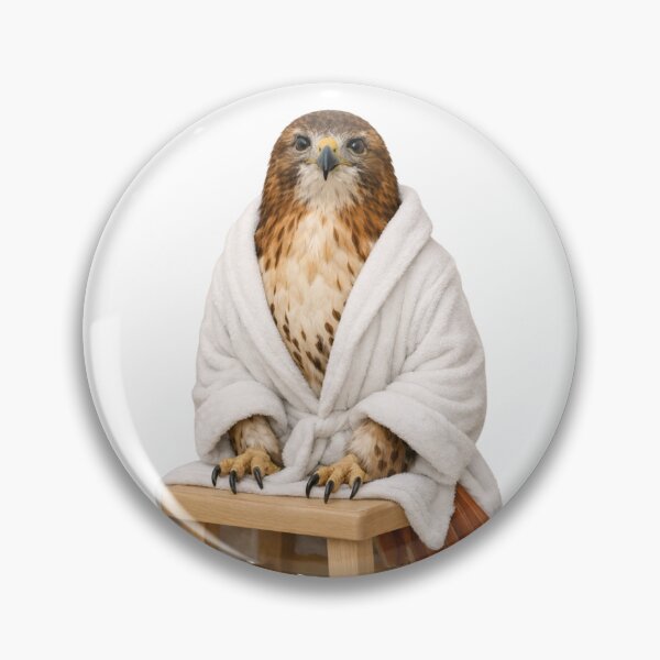 Item preview, Bathrobe Red-tailed Hawk designed and sold by Sillytoe.