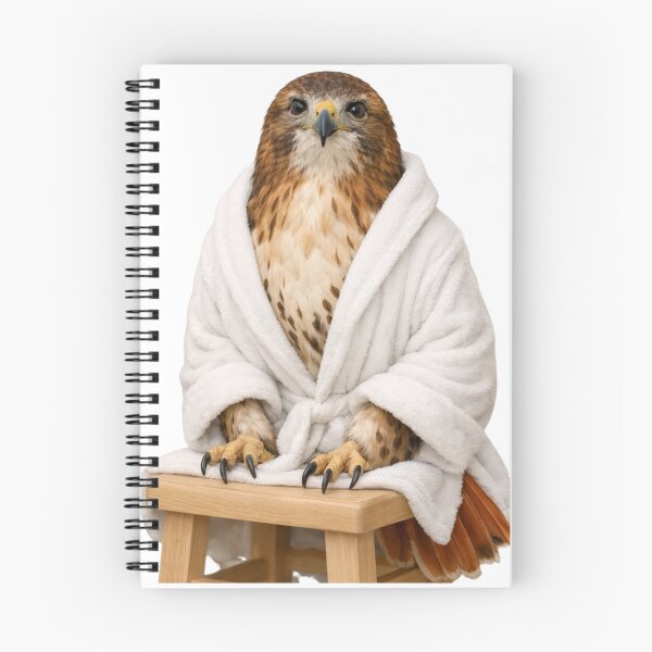 Item preview, Bathrobe Red-tailed Hawk designed and sold by Sillytoe.