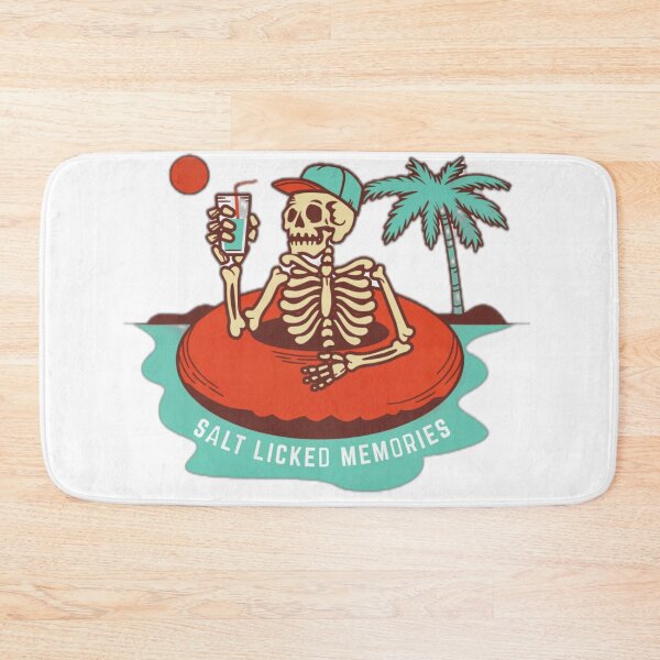 Item preview, Salt Licked Memories Summer Skeleton Illustration designed and sold by DailyDoodlesBySumbul.