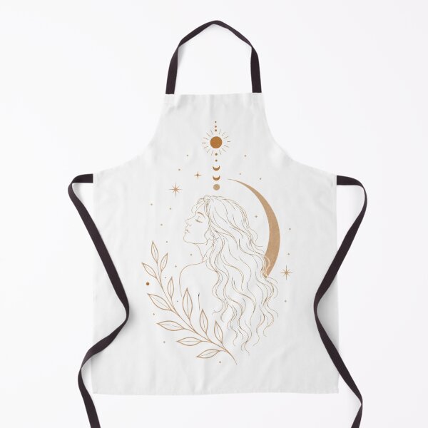 Item preview, Boho Moon Goddess on Black designed and sold by Mysthor-Designs.