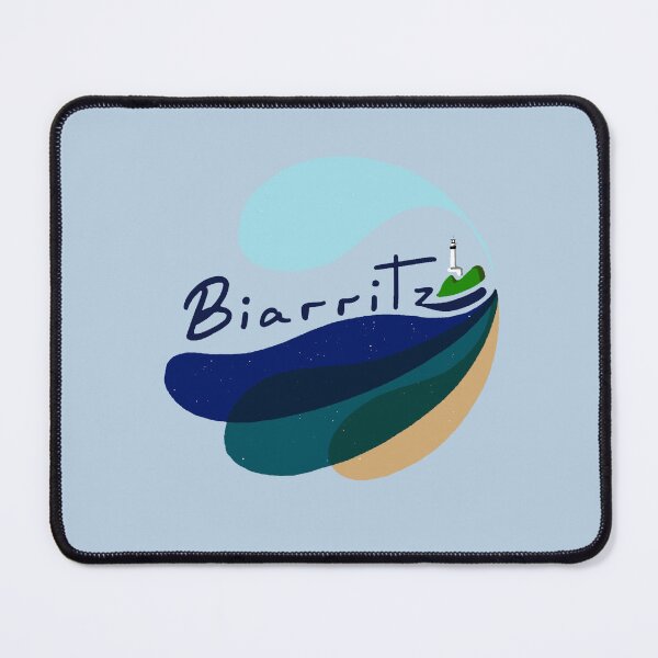 Item preview, Biarritz logo | Plage du Miramar | Pays Basque designed and sold by Covo Studio.