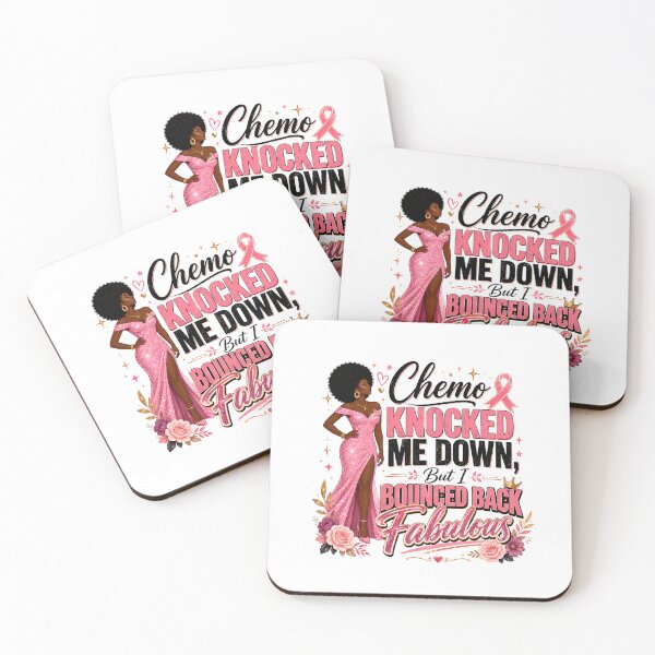 Item preview, Chemo Knocked Me Down But I Bounced Back Fabulous Breast Cancer Survivor Design designed and sold by WHDProduction45.