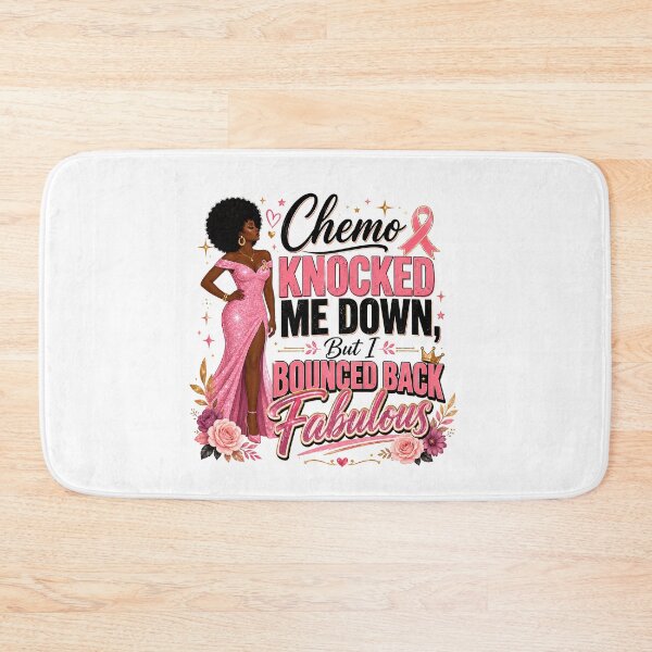 Item preview, Chemo Knocked Me Down But I Bounced Back Fabulous Breast Cancer Survivor Design designed and sold by WHDProduction45.