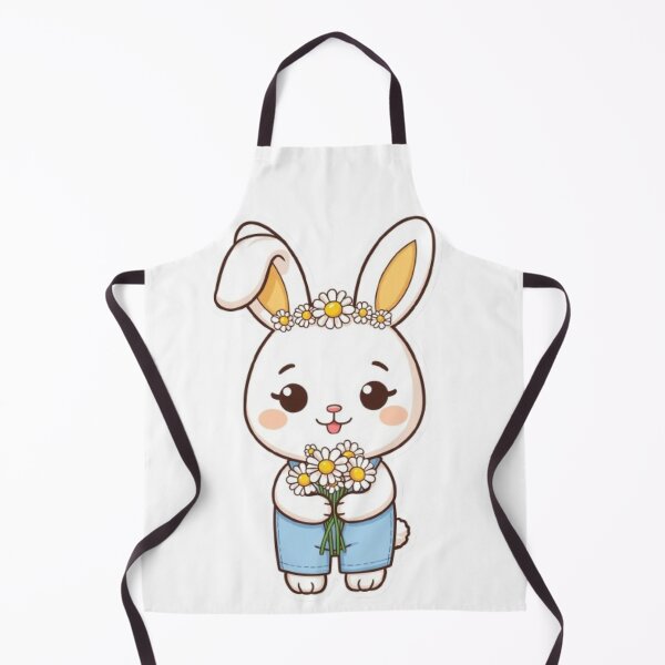 Item preview, Cute Daisy Bunny Kawaii Sticker | Adorable Spring Rabbit Floral Art designed and sold by Stylestickers55.