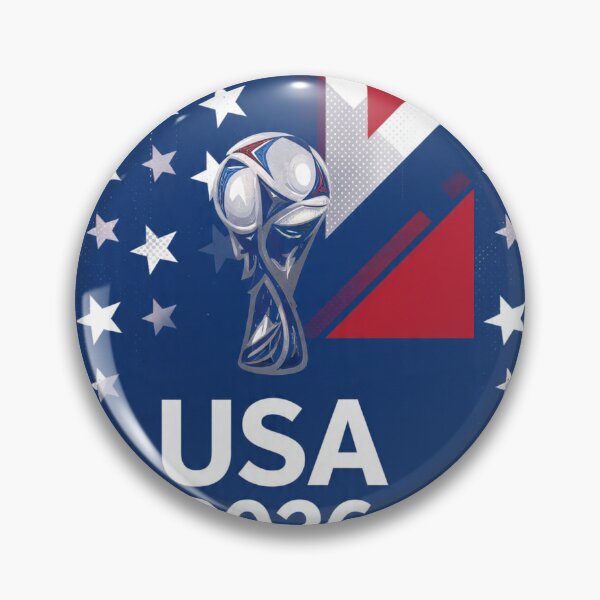 Item preview, USA 2026 Minimalist Soccer Geometric Fan Art World Cup designed and sold by BodaZZ.