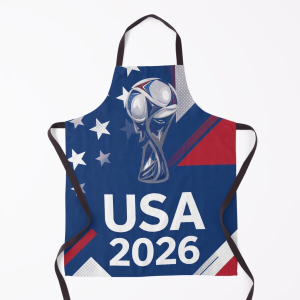 Item preview, USA 2026 Minimalist Soccer Geometric Fan Art World Cup designed and sold by BodaZZ.