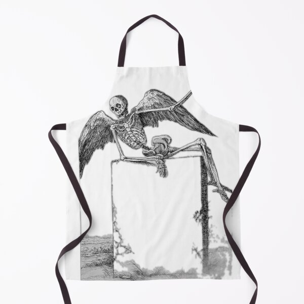 Item preview, Winged Skeleton Holding A Goblet Illustration designed and sold by DailyDoodlesBySumbul.