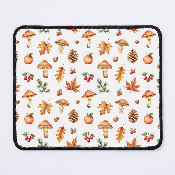Item preview, Autumn Forest Watercolor Pattern | Mushrooms, Leaves & Cozy Fall designed and sold by HelgaCraftery.