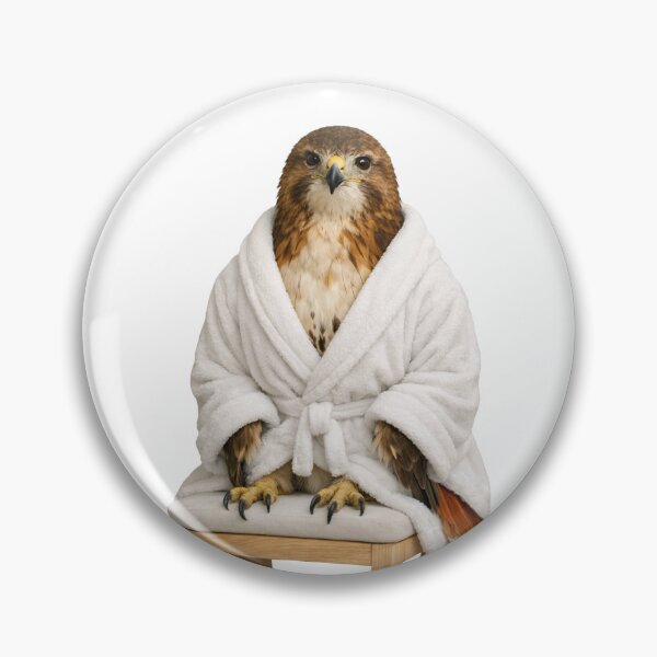 Item preview, Bathrobe Red-tailed Hawk designed and sold by Sillytoe.
