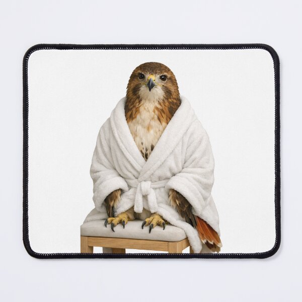 Item preview, Bathrobe Red-tailed Hawk designed and sold by Sillytoe.