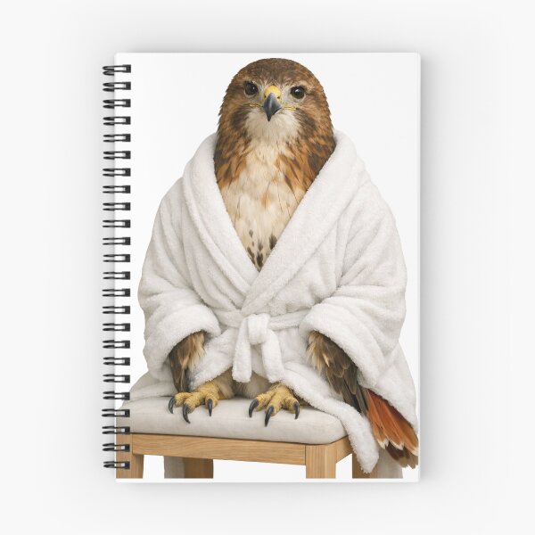 Item preview, Bathrobe Red-tailed Hawk designed and sold by Sillytoe.