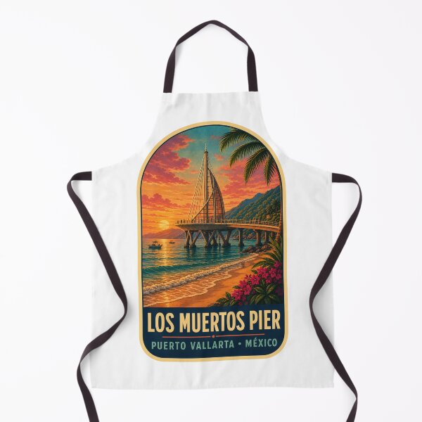 Item preview, Puerto Vallarta Los Muertos Pier designed and sold by BeachWhisper.