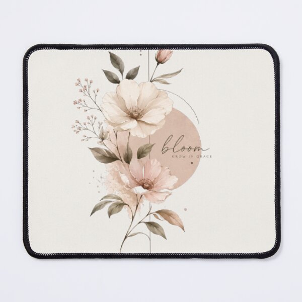 Item preview, Minimal Floral Bloom Design | Elegant Neutral Flower Aesthetic  designed and sold by Roya10.
