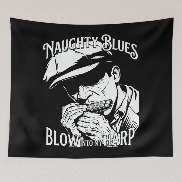 Item preview, Bluesman Naughty Blues Blow into my harp designed and sold by TomVtX.