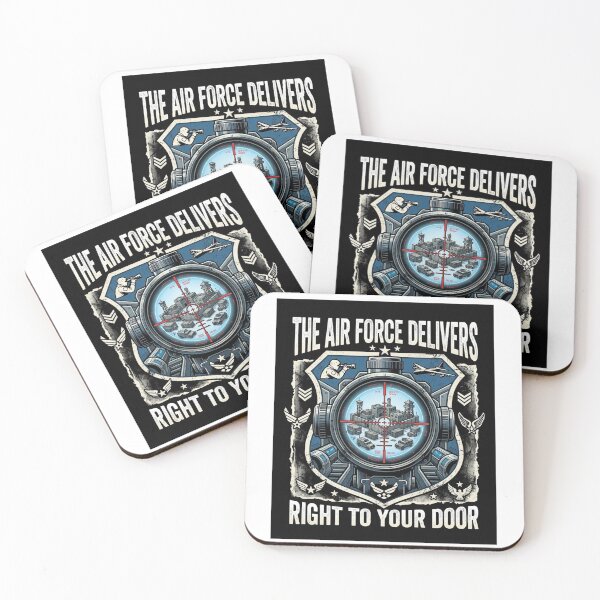 Item preview, The Airforce Delivers Right To Your Door – Vintage Military T‑Shirt designed and sold by Tws-Tees.