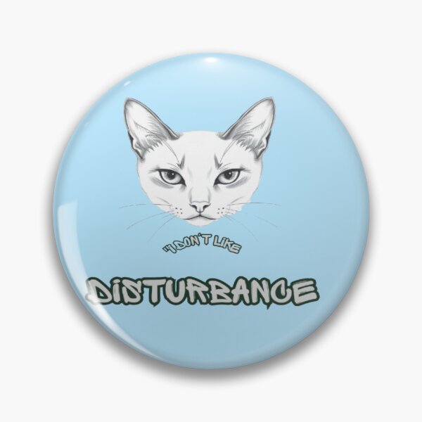 Item preview, I Don't Like Disturbance Funny Serious Cat sketch  designed and sold by hoodiehood.