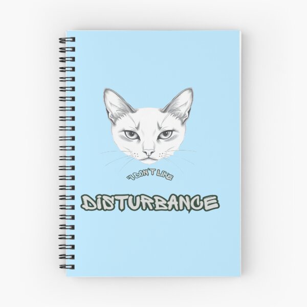 Item preview, I Don't Like Disturbance Funny Serious Cat sketch  designed and sold by hoodiehood.