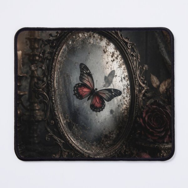 Item preview, Butterfly In Vintage Mirror designed and sold by VelarisMoon.