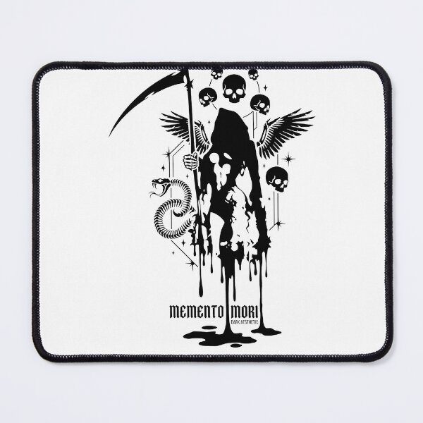 Item preview, Grim Reaper Memento Mori Dark Aesthetic Vintage Tattoo designed and sold by lzxzxl.