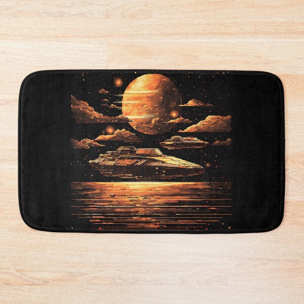 Item preview, 3d Render Of Pixel Spaceship Galaxy Digital designed and sold by Checho30.