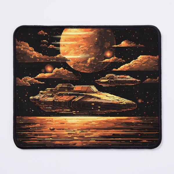 Item preview, 3d Render Of Pixel Spaceship Galaxy Digital designed and sold by Checho30.