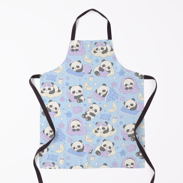 Item preview, Sleepy Panda Moon Pillow Kawaii Pattern designed and sold by Soft Berry Studio.