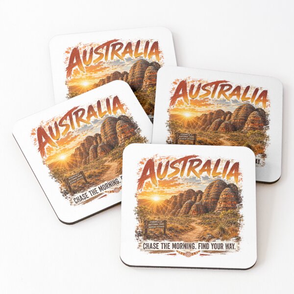 Item preview, The Australian Adventure Starts Here designed and sold by Holiday-Hunter.