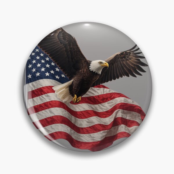 Item preview, American eagle flag t shirt designed and sold by IMOBILYARI.