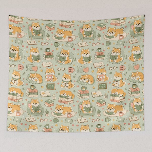 Item preview, Capybara Honey Toast Kawaii Pattern designed and sold by Soft Berry Studio.