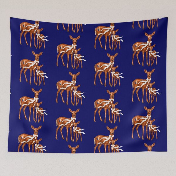 Item preview, White tailed deer doe & fawn designed and sold by FreshWaterWares.
