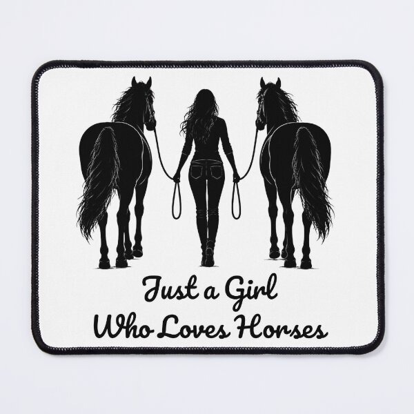 Item preview, Just a Girl Who Loves Horses designed and sold by OTSC.