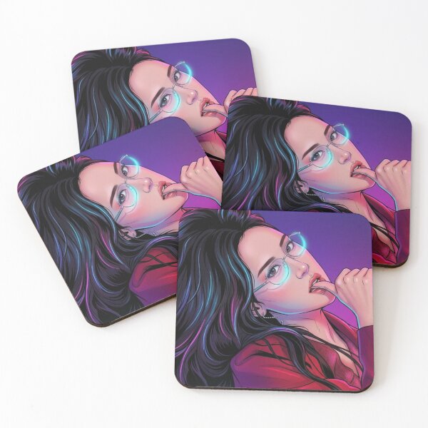 Item preview, Temptation Jane Neon GL Series Lgbtq+ WLW Decor Poster Print Art Comic Saying  designed and sold by Mind Space.
