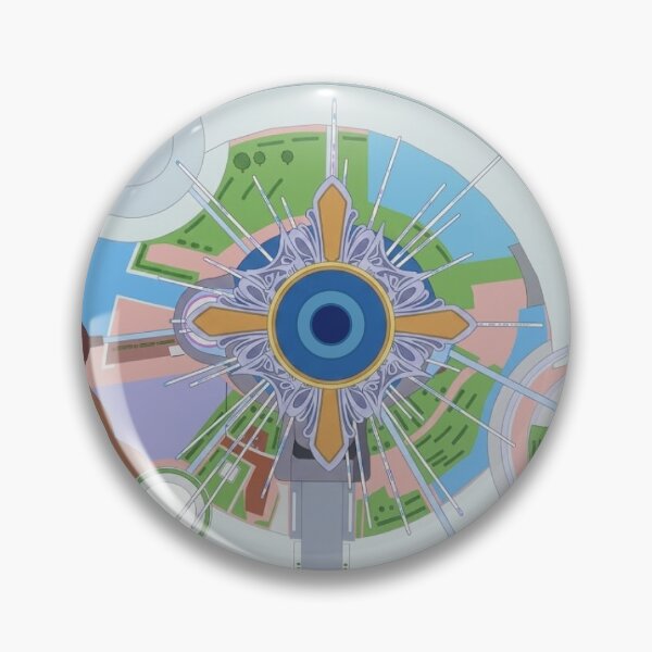 Item preview, Balamb Garden Aerial View - Final Fantasy 8 designed and sold by SorceressKnight.