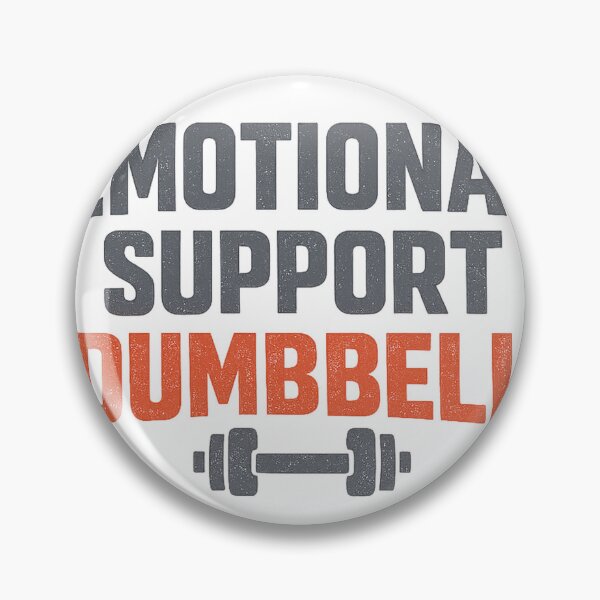 Item preview, Emotional Support Dumbbell Funny Gym Lifting Humor designed and sold by eignvalue.