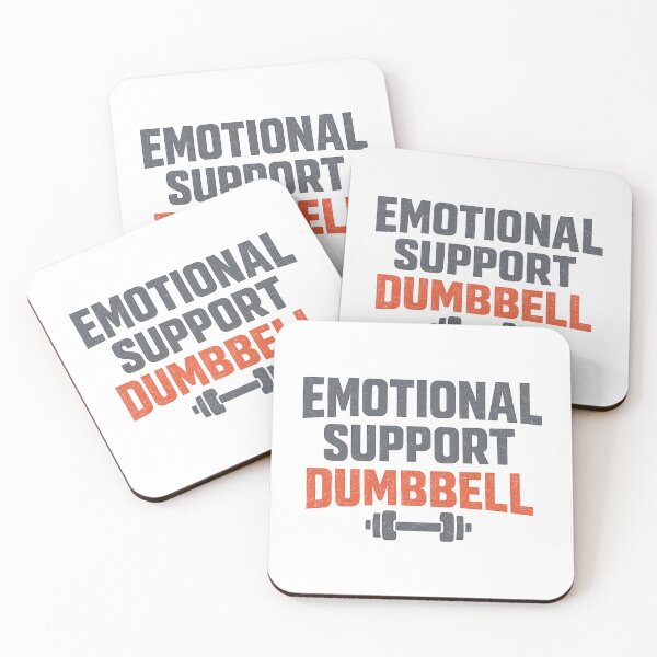 Item preview, Emotional Support Dumbbell Funny Gym Lifting Humor designed and sold by eignvalue.