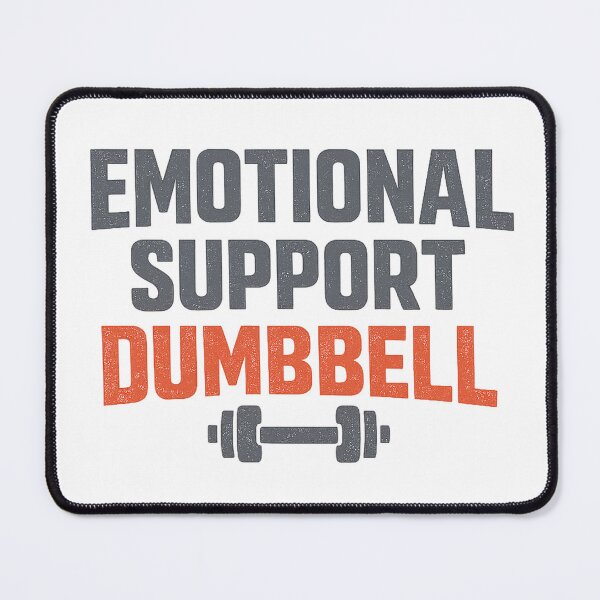 Artikelvorschau, Humorvolle Hanteln zur emotionalen Unterstützung beim Gewichtheben im Fitnessstudio entworfen und verkauft von eignvalue.