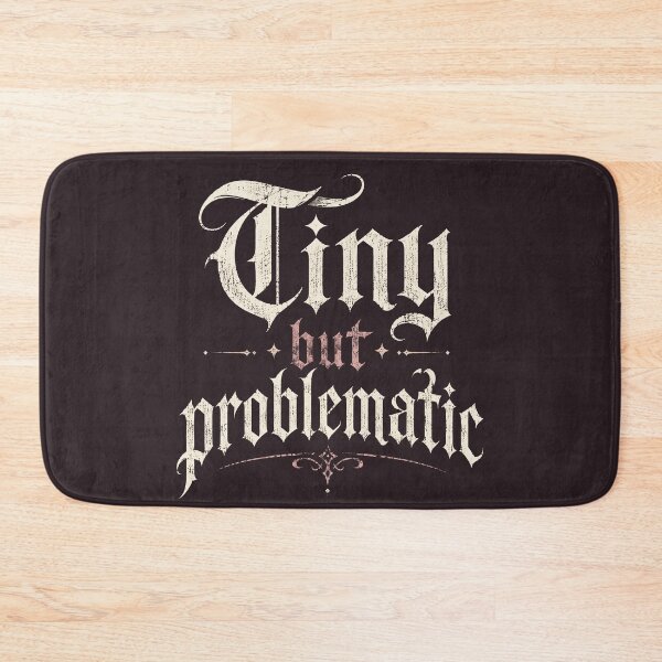 Item preview, Tiny but Problematic | Funny Cute Chaos Quote | Sassy Lettering T-Shirt designed and sold by witchlingart.