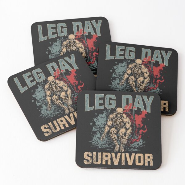 Item preview, Leg Day Survivor | Retro 90s Bootleg Gym Workout Vintage Style designed and sold by Sparkofart07.