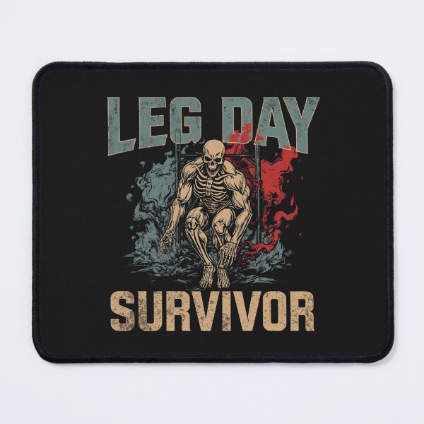 Item preview, Leg Day Survivor | Retro 90s Bootleg Gym Workout Vintage Style designed and sold by Sparkofart07.