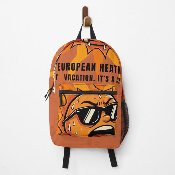 Item preview, European Heatwave — Not A Vacation It's A Challenge Funny Retro Poster designed and sold by AMBAYK.